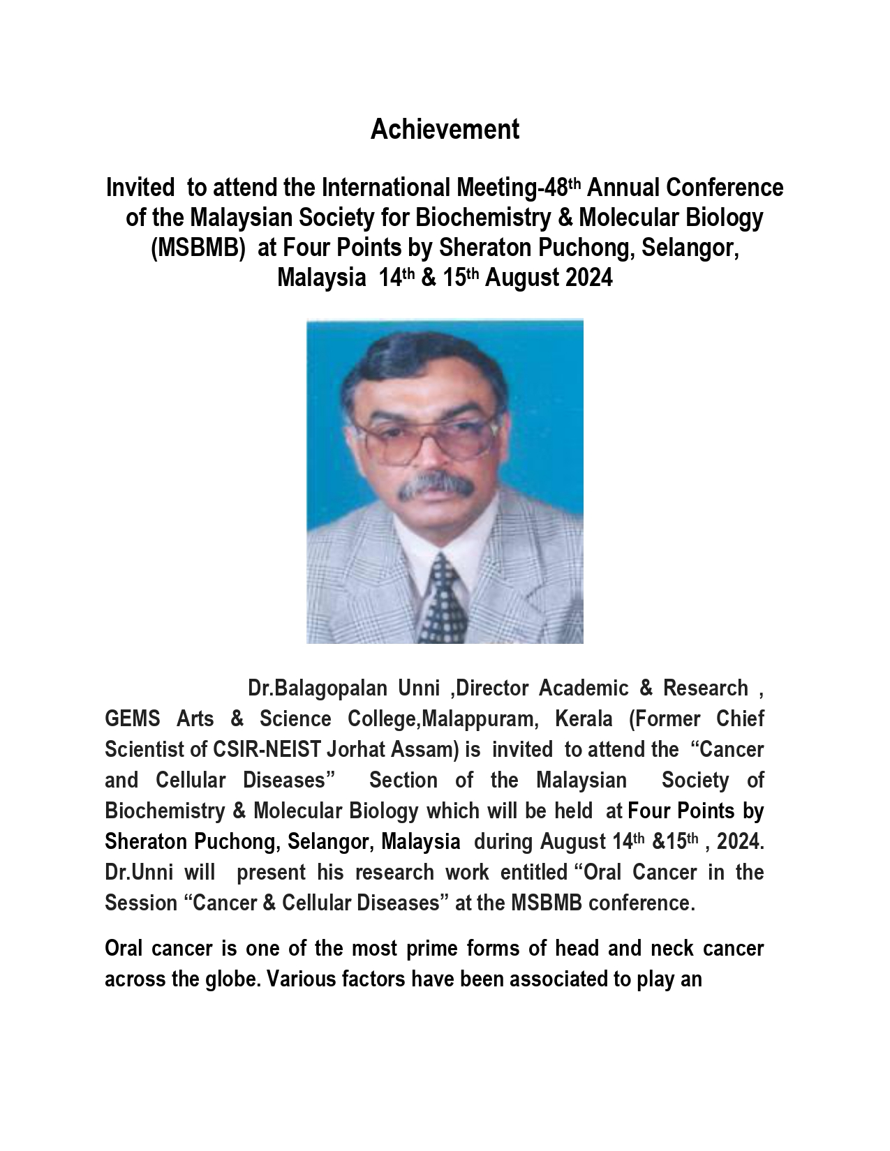 Research on Areca Nut (“Tamol”) and Oral Cancer Risk