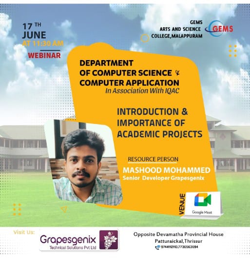 Webinar on Introduction and Importance of Academic projects