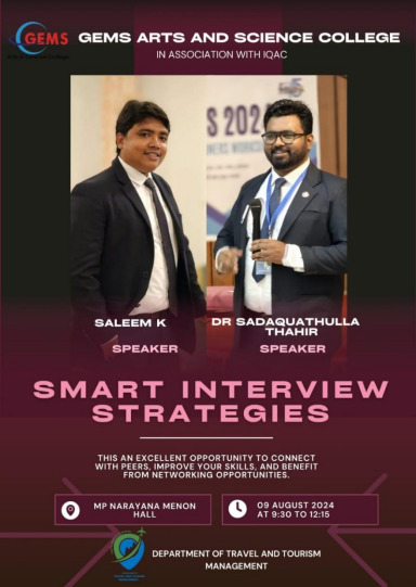 Smart interview strategies session