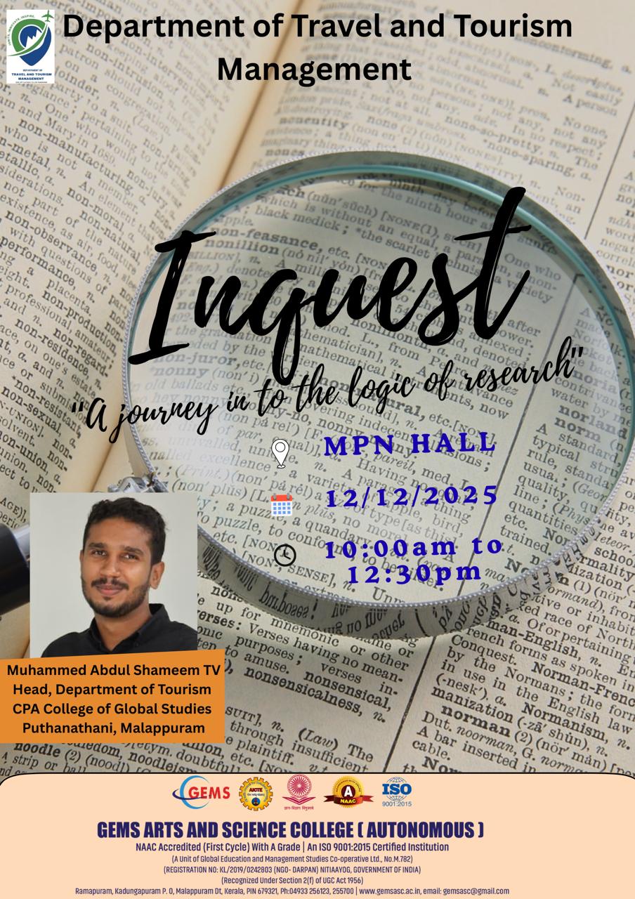 Inquest: A JOUNEY INTO THE LOGIC OF RESEARCH-
