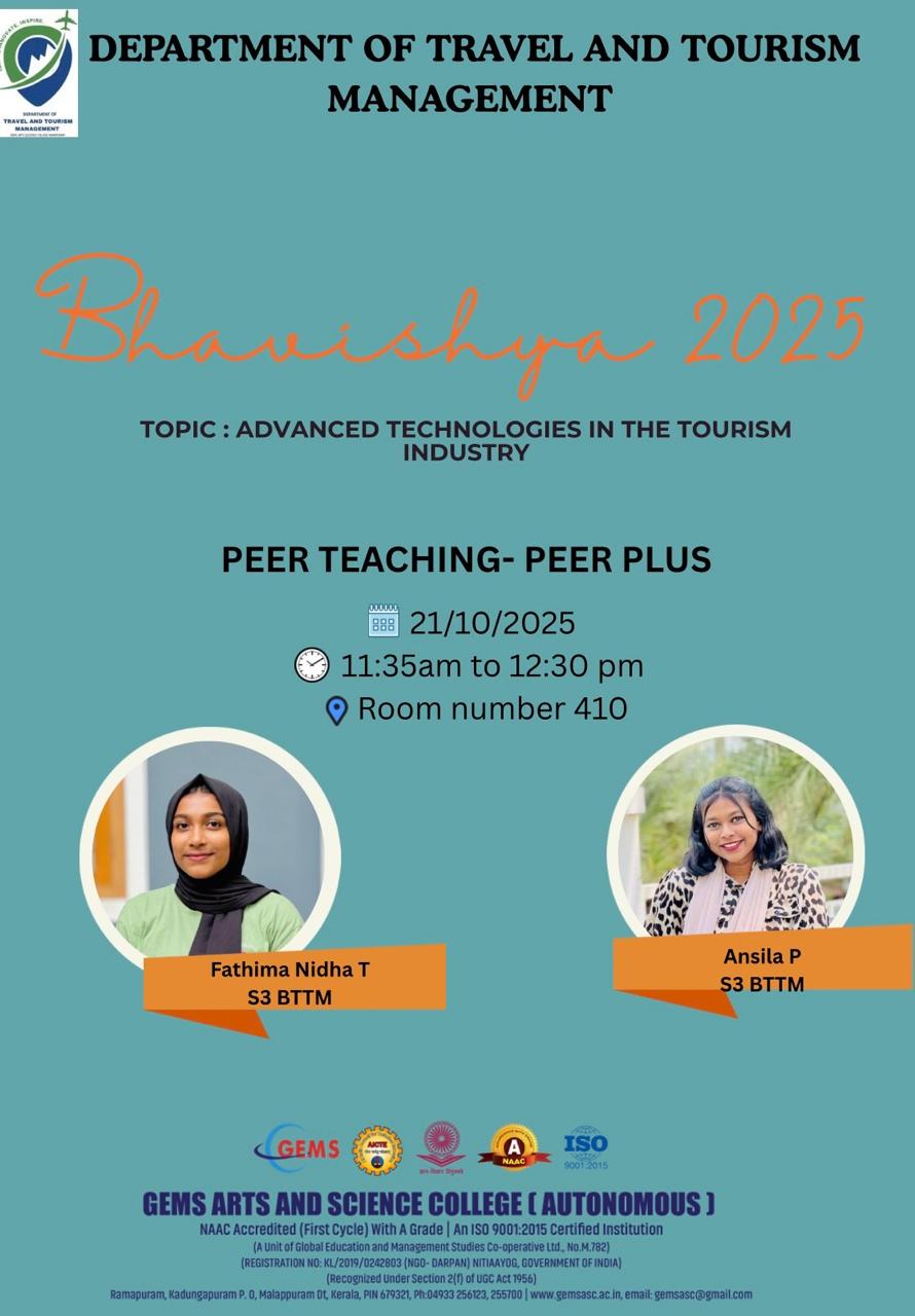 BHARISHYA 2025- PEER TEACHING (PEER PLUS)