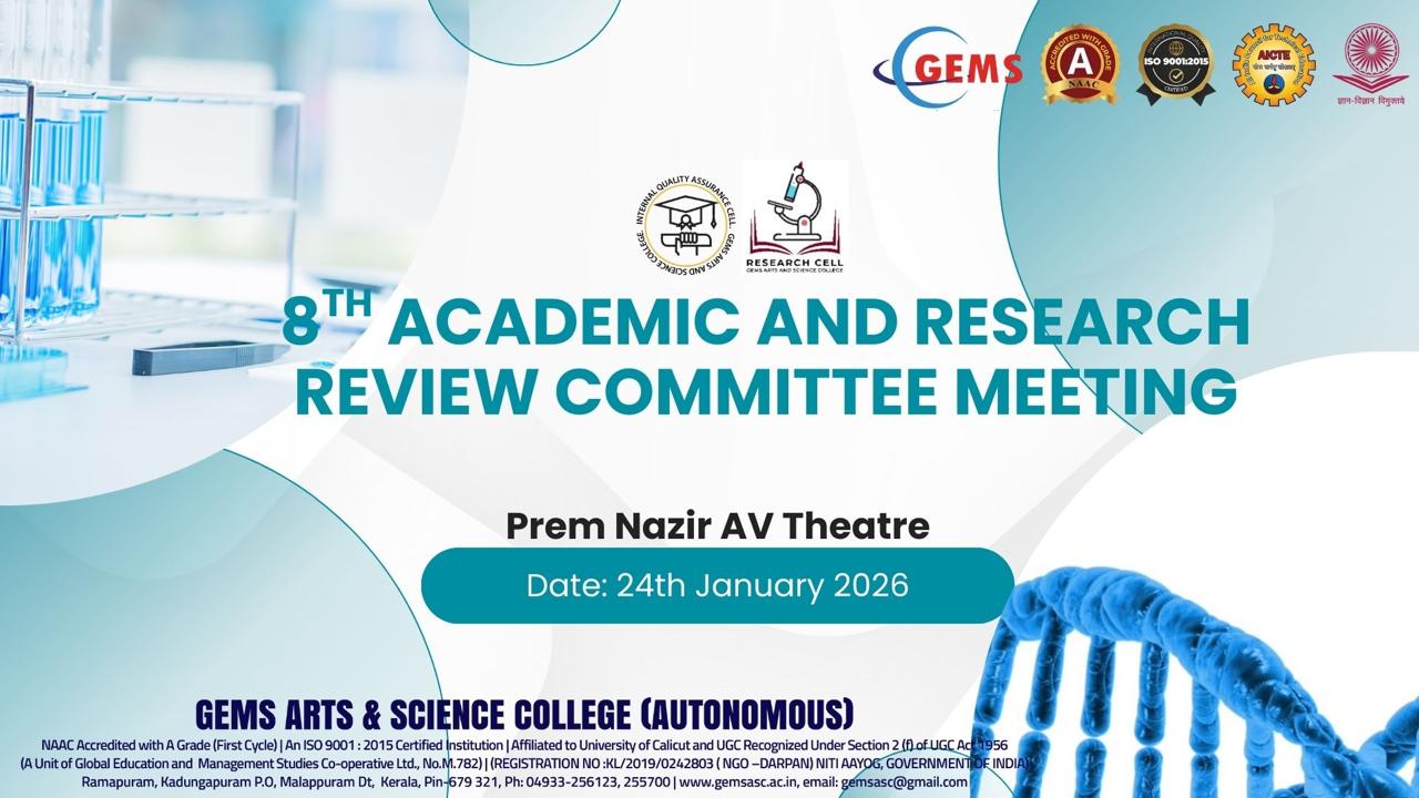 8th Academic and Research Review Committee Meeting
