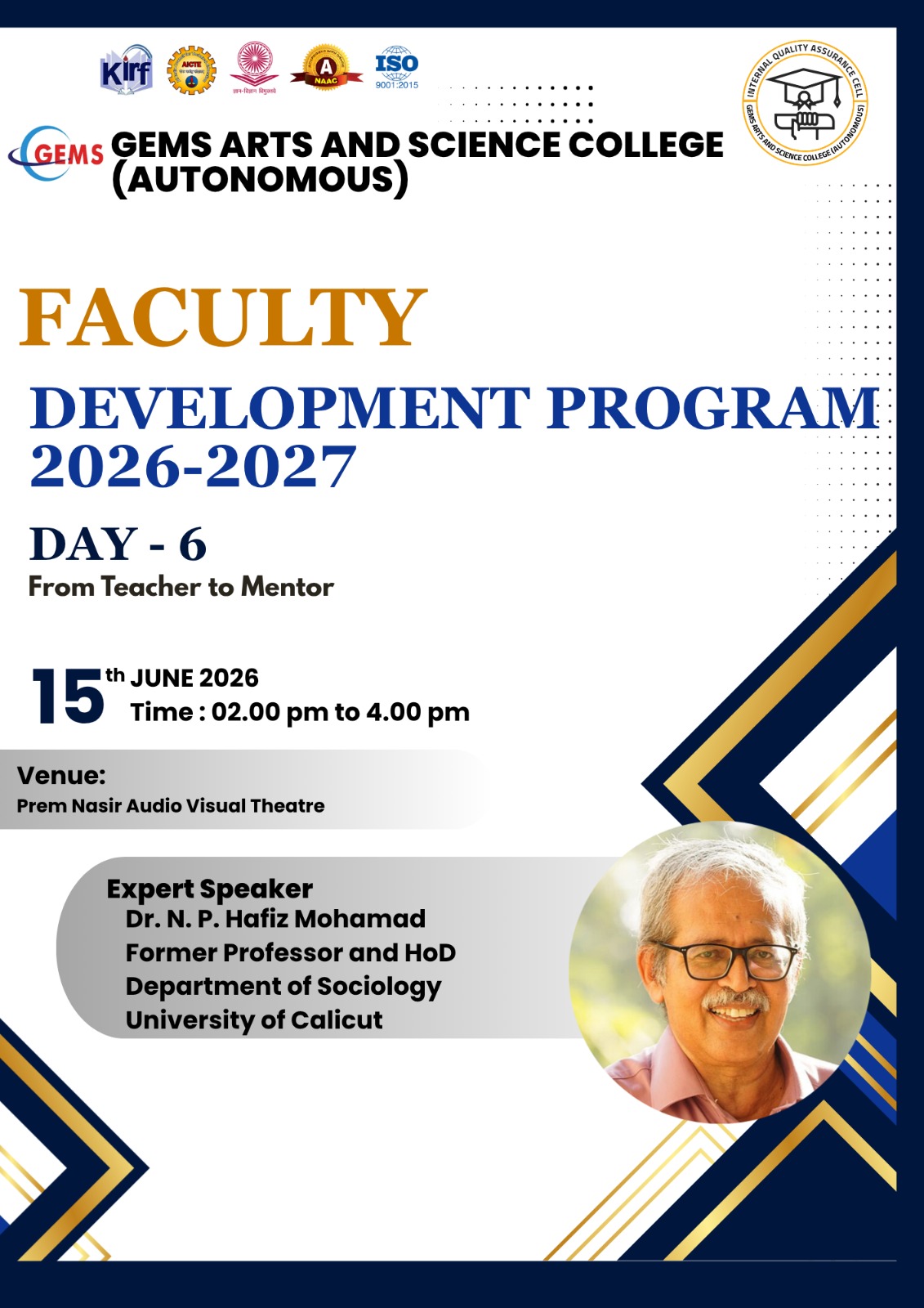 Day - 6, Development Program (FDP) 2026–2027