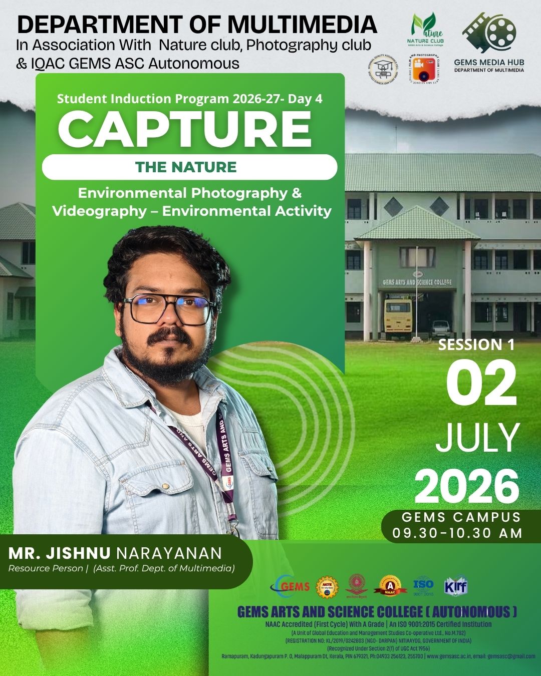 Environmental Photography & Videography Activity "Capture the Nature"