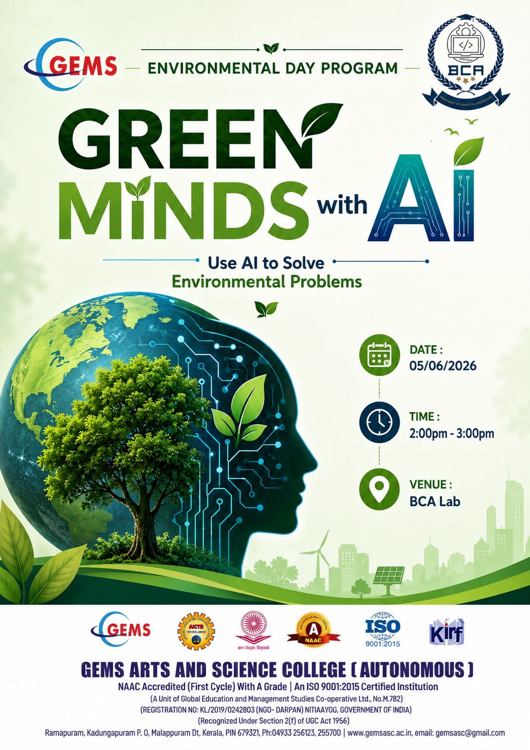 "Green Minds with AI" in connection with World Environment Day on June 5, 2026
